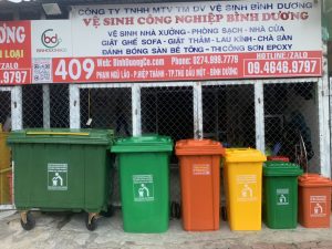 Cho thuê thùng rác