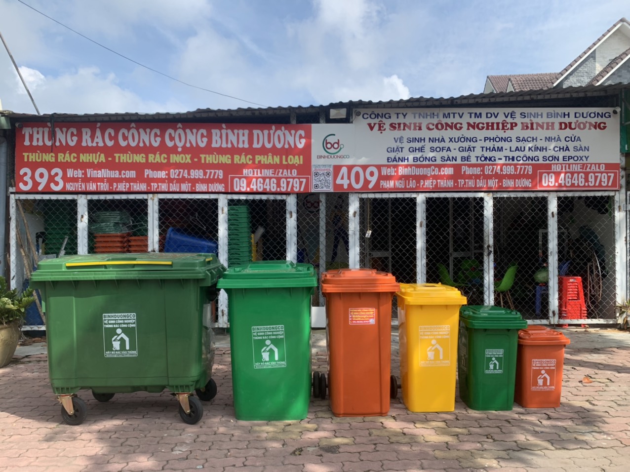 Thùng Rác Nhựa Bình Dương