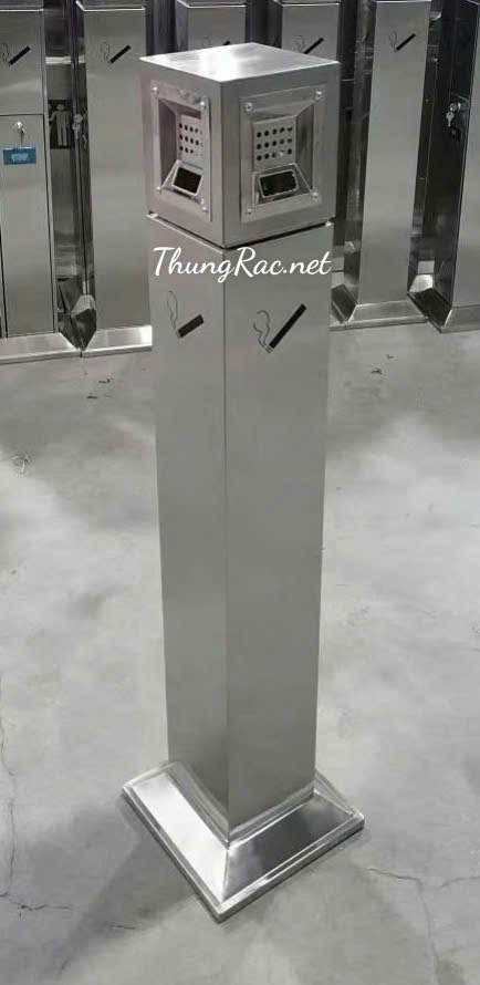 Trụ Đựng Tàn Thuốc Lá Công Cộng Bằng Inox